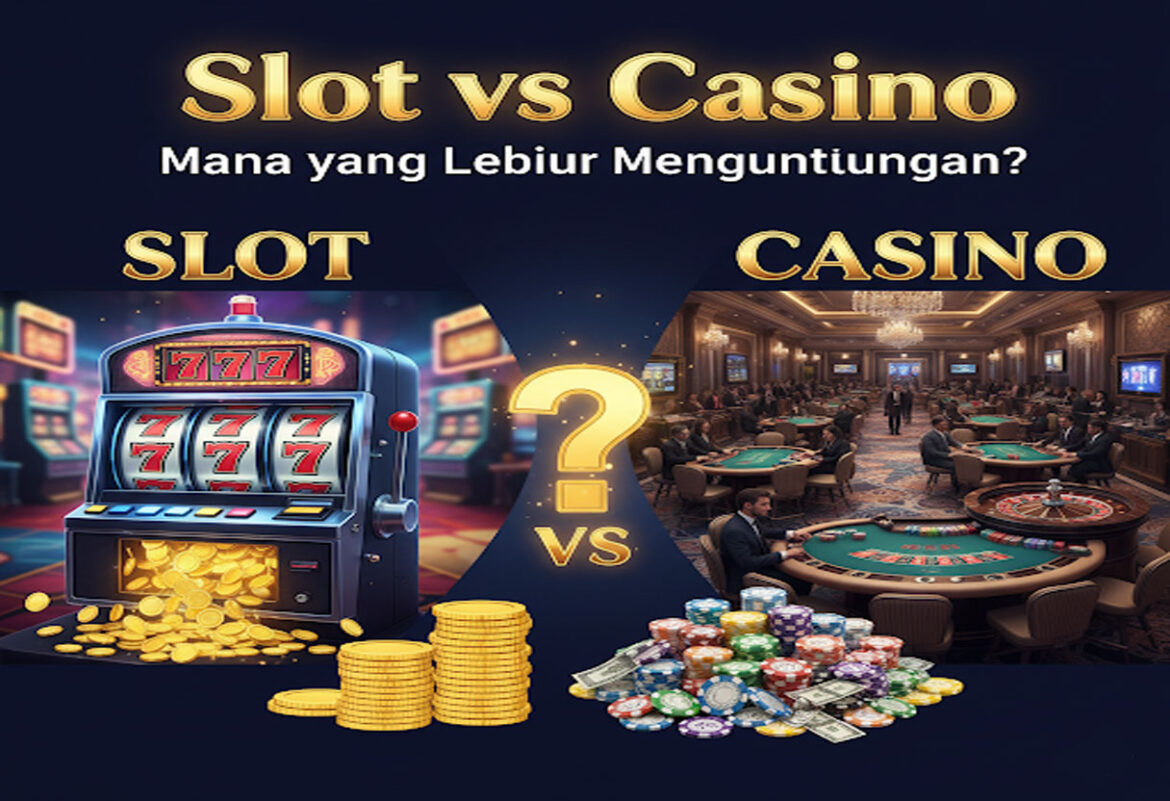 Slot vs Casino: Mana yang Lebih Menguntungkan?